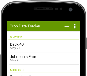 Crop Data Tracker Mobile