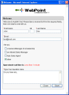 WebPoint client chat window